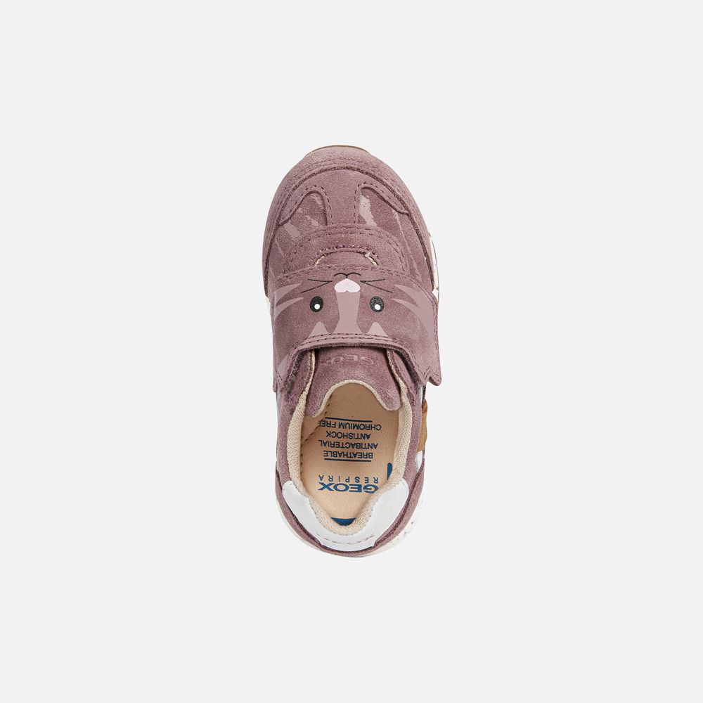 Tenis Geox Bebe Rosa - Alben Girl - ORFUC9075